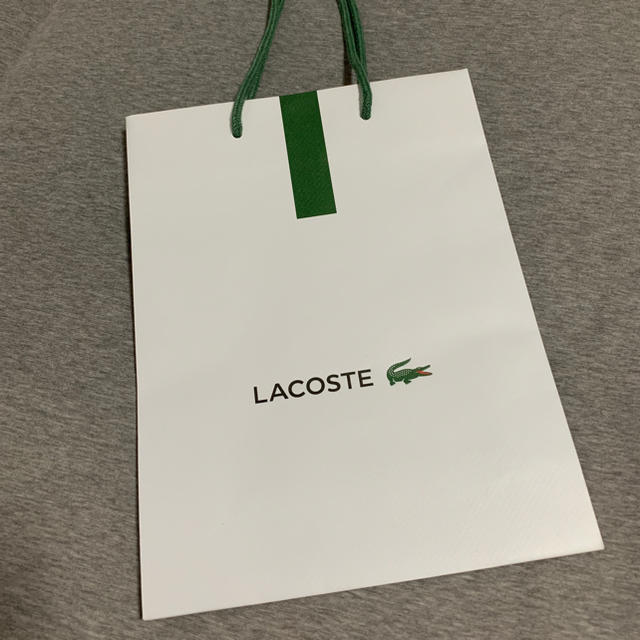 LACOSTE(ラコステ)のLACOSTE ショッパー ショップ袋 紙袋 レディースのバッグ(ショップ袋)の商品写真