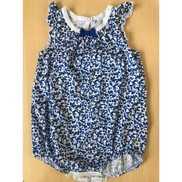 PETIT BATEAU(プチバトー)のプチバトー　ロンパース　12m   キッズ/ベビー/マタニティのベビー服(~85cm)(ロンパース)の商品写真