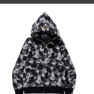 アベイシングエイプ(A BATHING APE)のCDG bape ギャルソン　エイプ　限定　コラボ　黒　ブラック　パーカー(パーカー)