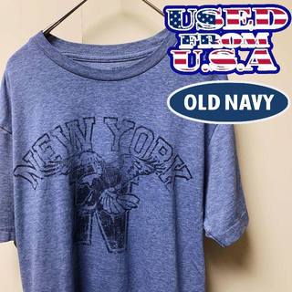 オールドネイビー(Old Navy)のUSA古着 OLDNAVY オールネイビー NYC ビンテージ風 Tシャツ M(Tシャツ/カットソー(半袖/袖なし))