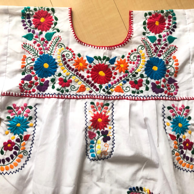 チャイハネ(チャイハネ)のメキシコ#手刺繍#OP#amina レディースのワンピース(ロングワンピース/マキシワンピース)の商品写真