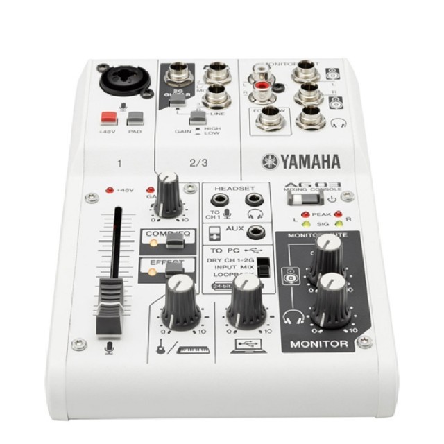 YAMAHA AG03 新品未使用 ミキシングコンソール YAMAHA AG03 新品未使用 ミキシングコンソール