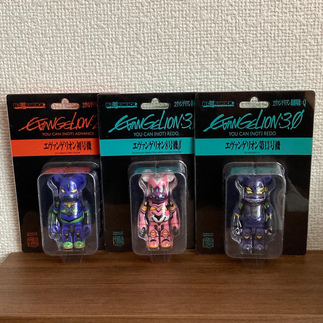 ベアブリック BE@RBRICK エヴァンゲリオン 100% 3体セット