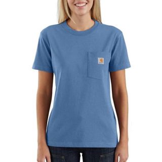 カーハート(carhartt)のカーハート WK87 　青　S　レディース　ポケット Tシャツ　●新品●セール！(Tシャツ(半袖/袖なし))