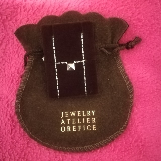 オレフィーチェのスタッズダイヤネックレス レディースのアクセサリー(ネックレス)の商品写真
