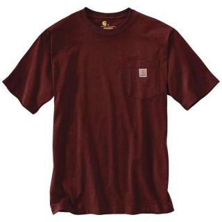 カーハート(carhartt)のカーハート K87　ワイン　S　ポケット Tシャツ　●新品 Carhartt(Tシャツ/カットソー(半袖/袖なし))