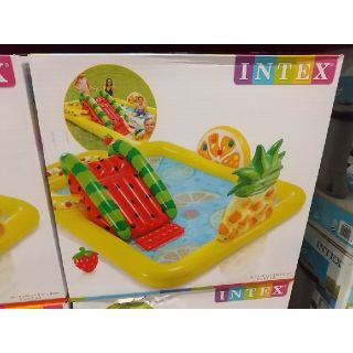 コストコ INTEX ビニールプール ファン&フルーティー プレイセンター