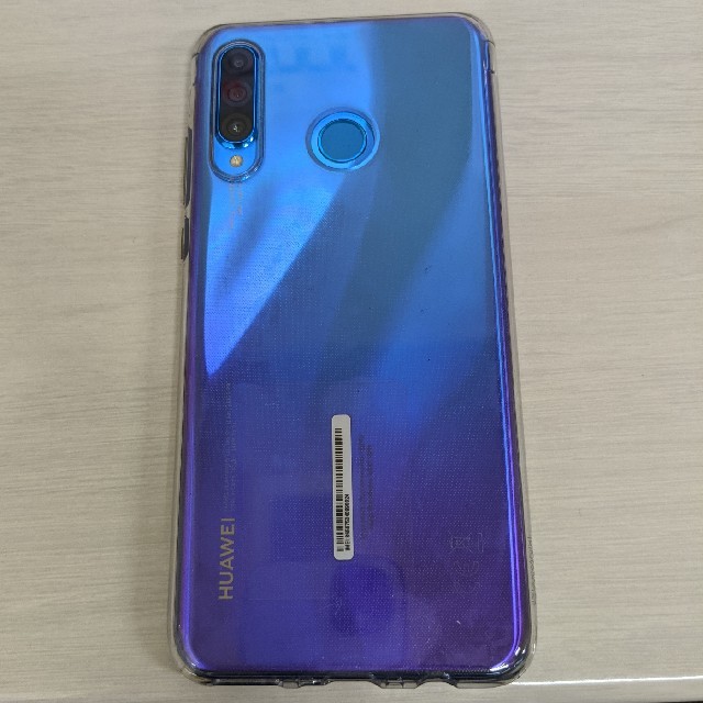 HUAWEI p30 lite ピーコックブルースマートフォン本体