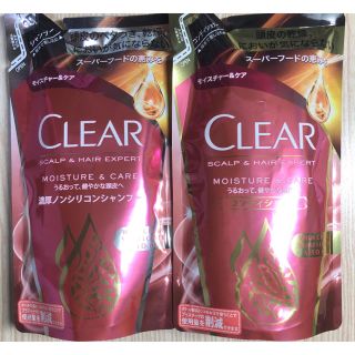 【24個】CLEAR（クリア） モイスチャー＆ケア 濃厚ノンシリコンシャンプー