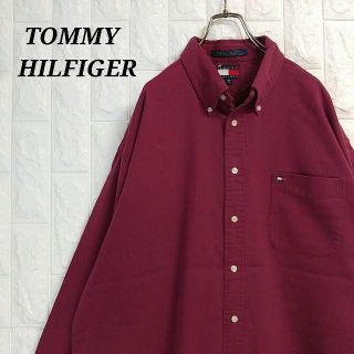 トミーヒルフィガー(TOMMY HILFIGER)のトミーヒルフィガー BDシャツ 90s ビッグシルエット ワンポイント(シャツ)