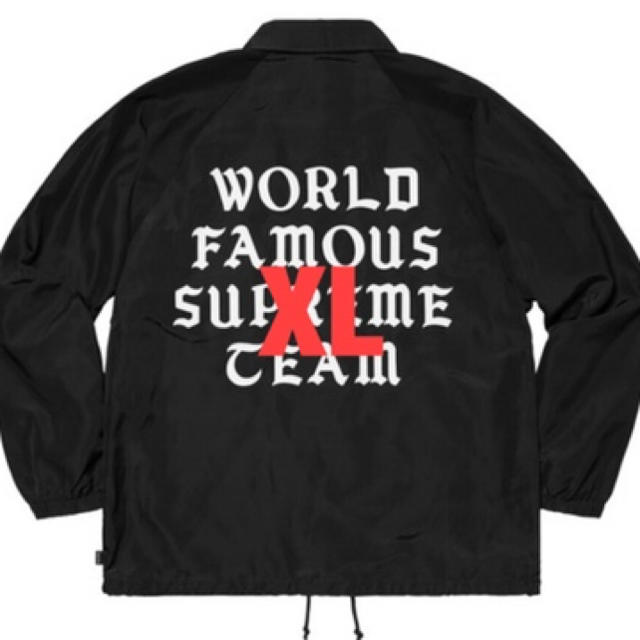 BlackSIZE20ss supreme World Famous Coaches Jacket