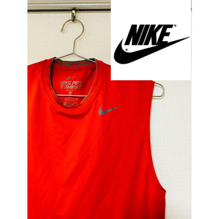 ナイキ(NIKE)のNIKE ナイキ　袖なし　スリーブレスシャツ　タンクトップ　赤&黒　2点セット(タンクトップ)