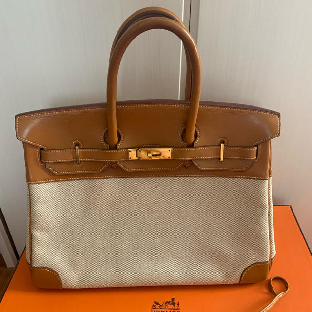 Hermes - HERMES バーキン キャンバスコンビ 35の通販 by ramu's shop