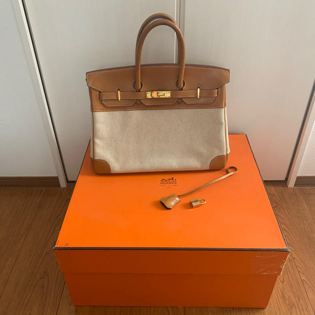 Hermes - HERMES バーキン キャンバスコンビ 35の通販 by ramu's shop