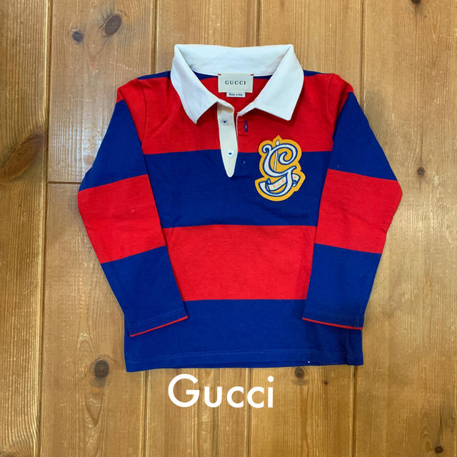 Gucci(グッチ)の●美品　グッチ　ポロシャツ　ラガーシャツ　ロンT GUCCI キッズ/ベビー/マタニティのキッズ服男の子用(90cm~)(Tシャツ/カットソー)の商品写真