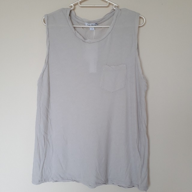 L'Appartement DEUXIEME CLASSE(アパルトモンドゥーズィエムクラス)の未使用タグ付きJAMES PERSE Tank Topベージュ レディースのトップス(タンクトップ)の商品写真