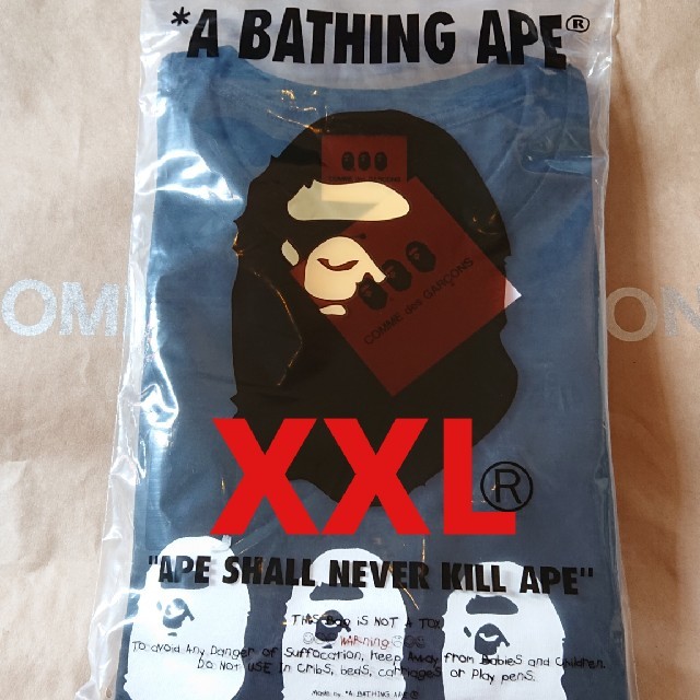 XXL状態2XLサイズ COMME des GARCONS X BAPE TEE