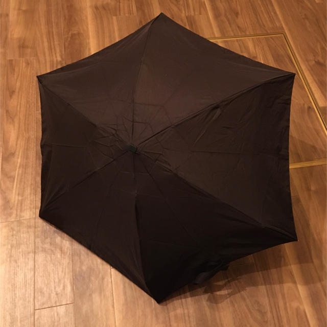 黒 コンパクト折りたたみ傘　収納袋なし　他同時購入割引可能 手渡しは値引き可能 メンズのファッション小物(傘)の商品写真