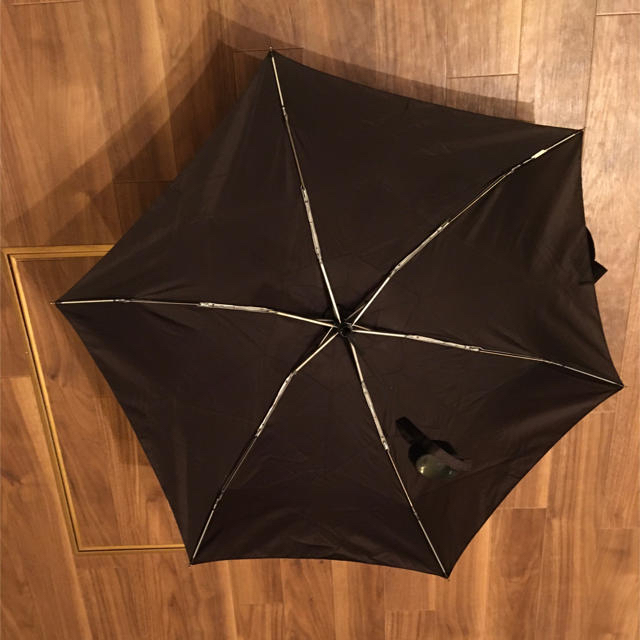 黒 コンパクト折りたたみ傘　収納袋なし　他同時購入割引可能 手渡しは値引き可能 メンズのファッション小物(傘)の商品写真