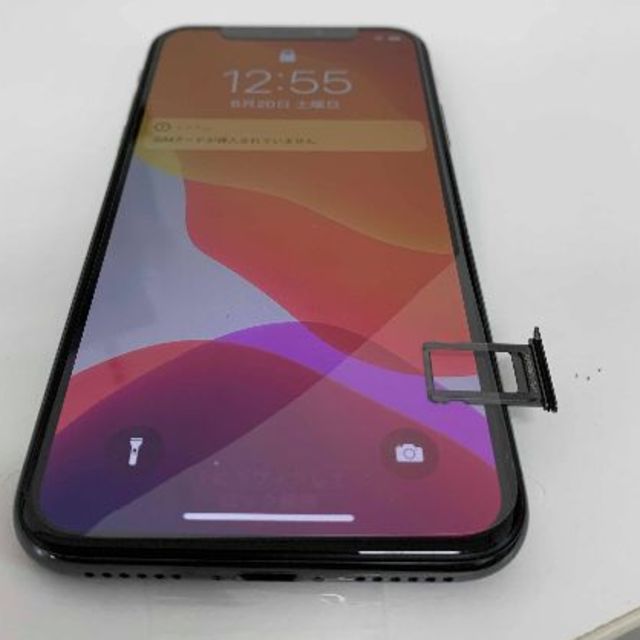 人気の春夏 iPhone X 〈スペースグレイ〉 256 GB SIMフリー（ドコモ ...