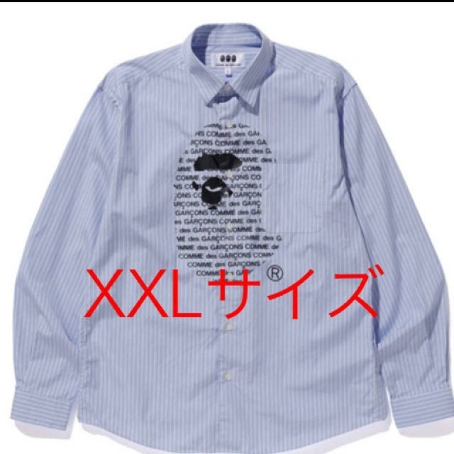 2XLサイズ COMME des GARCONS X BAPE SHIRT 新品