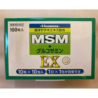 Hisamitsu MSM＋グルコサミンEX 10粒×10包入(その他)