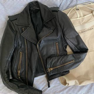 バレンシアガ(Balenciaga)のバレンシアガ　ライダースジャケット！XS(ライダースジャケット)