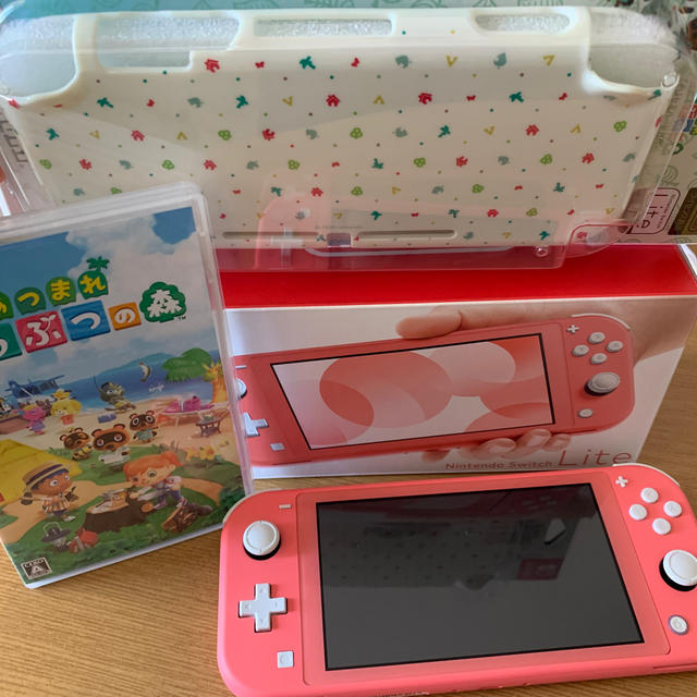 Nintendo Switch  LITE コーラ＋あつ森ソフト＋カバー