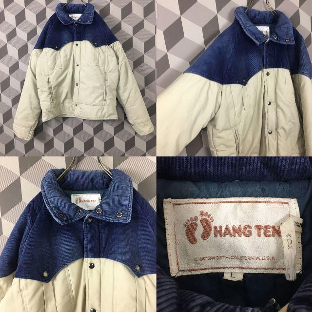 HANG TEN(ハンテン)の【90s 古着】ハンテン コーデュロイ ダウンジャケット Hangteng メンズのジャケット/アウター(ダウンジャケット)の商品写真