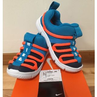 ナイキ(NIKE)の【新品】ナイキ ノーヴィス ノービス（ブルー:15.5〜16.5㎝）(スリッポン)