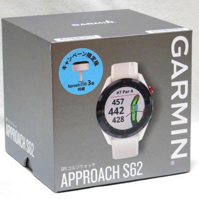 【新品】GARMIN Approach ガーミン アプローチ S62 ホワイト