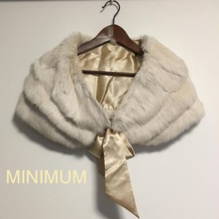 ミニマム(MINIMUM)の【3/21まで】値下げ ファーショール(マフラー/ショール)