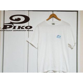 ピコ(PIKO)の【90s】 PIKO ★ピコ★　Tシャツ　 白色　文字デザインブルー(Tシャツ/カットソー(半袖/袖なし))