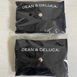 ディーンアンドデルーカ(DEAN & DELUCA)のディーンアンドデルーカ　エコバッグ　ブラック　2個セット(エコバッグ)