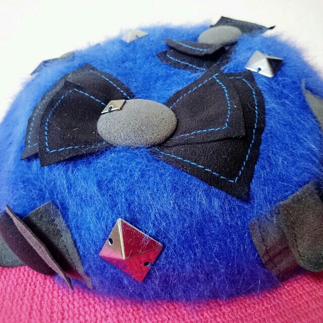 LANVIN en Bleu(ランバンオンブルー)の新品〜ランバン☆ベレー帽〜 レディースの帽子(ニット帽/ビーニー)の商品写真
