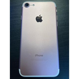 アイフォーン(iPhone)の【ゆあ。さん専用】iPhone7 32G ローズゴールド(スマートフォン本体)