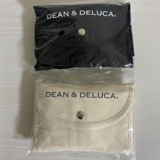 ディーンアンドデルーカ(DEAN & DELUCA)のディーン&デルーカ　エコバック　ブラック×ホワイト　2点セット(エコバッグ)