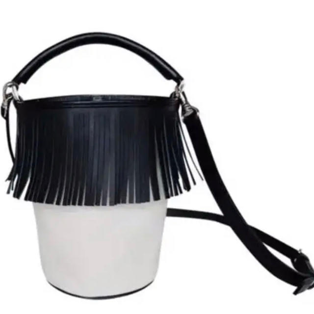 新品 ayako バッグ フリンジ ブラック Fringe Bucket Bag