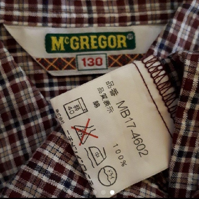 McGREGOR(マックレガー)のMcGREGOR　チェック　ボタンダウンシャツ キッズ/ベビー/マタニティのキッズ服男の子用(90cm~)(ブラウス)の商品写真