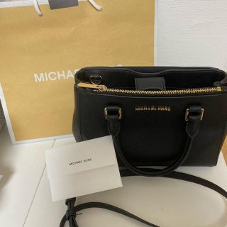 マイケルコース(Michael Kors)のマイケルコース　鞄　黒(ショルダーバッグ)