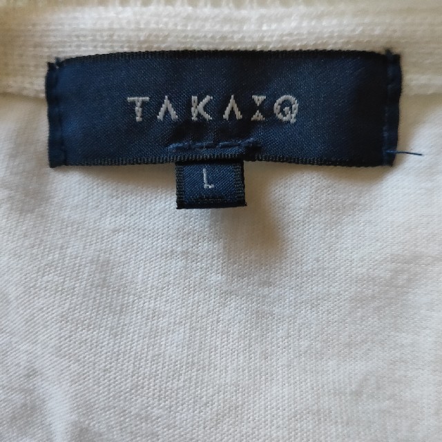 TAKA-Q(タカキュー)のタカキュー VネックTシャツ サイズL（未使用） メンズのトップス(Tシャツ/カットソー(半袖/袖なし))の商品写真