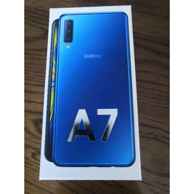 Galaxy A7 Blue SIMフリー　モバイル版　新品未使用