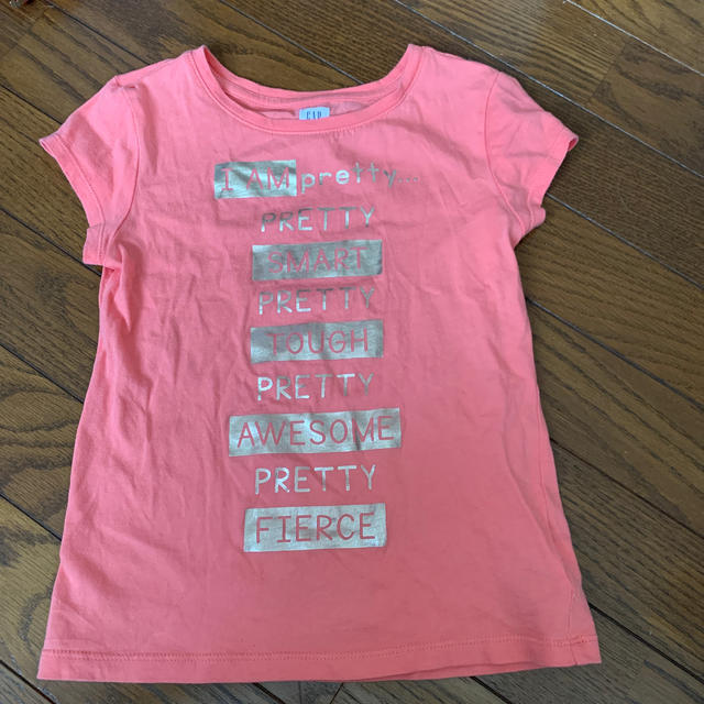 GAP(ギャップ)のギャップ　　120 Tシャツ　ピンク キッズ/ベビー/マタニティのキッズ服女の子用(90cm~)(Tシャツ/カットソー)の商品写真