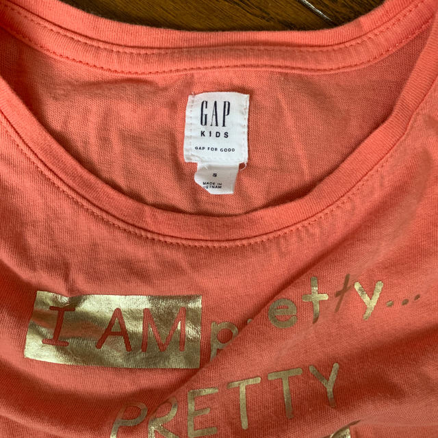 GAP(ギャップ)のギャップ　　120 Tシャツ　ピンク キッズ/ベビー/マタニティのキッズ服女の子用(90cm~)(Tシャツ/カットソー)の商品写真