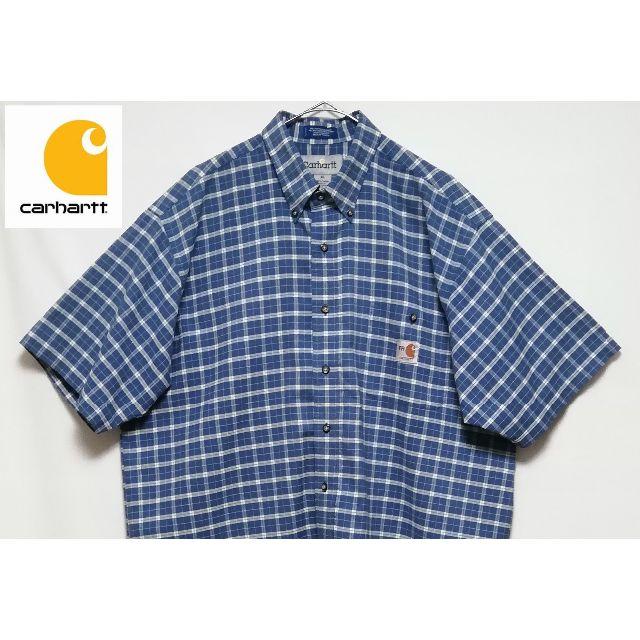 ㉓CARHARTT カーハート ワークシャツ 半袖 XL