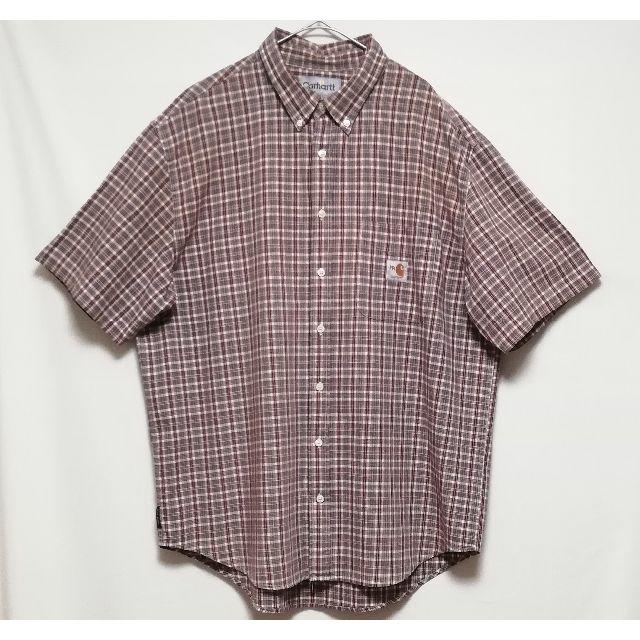 ⑱CARHARTT カーハート ワークシャツ 半袖 XL