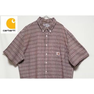 カーハート(carhartt)の㉕CARHARTT カーハート ワークシャツ 半袖 XL(シャツ)