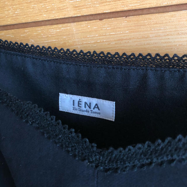 IENA(イエナ)のIENA コットンキャミソール ブラック★再値下げ★ レディースのトップス(キャミソール)の商品写真