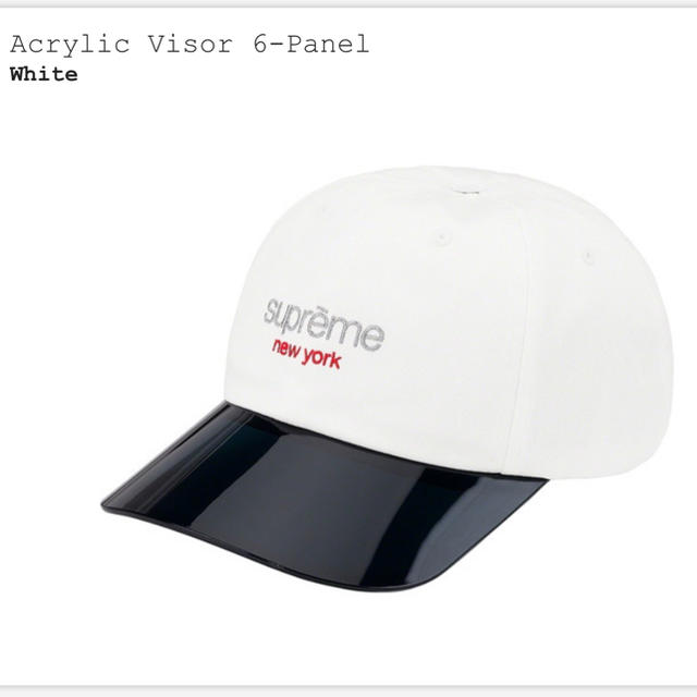 supreme Acrylic visor 6-panel