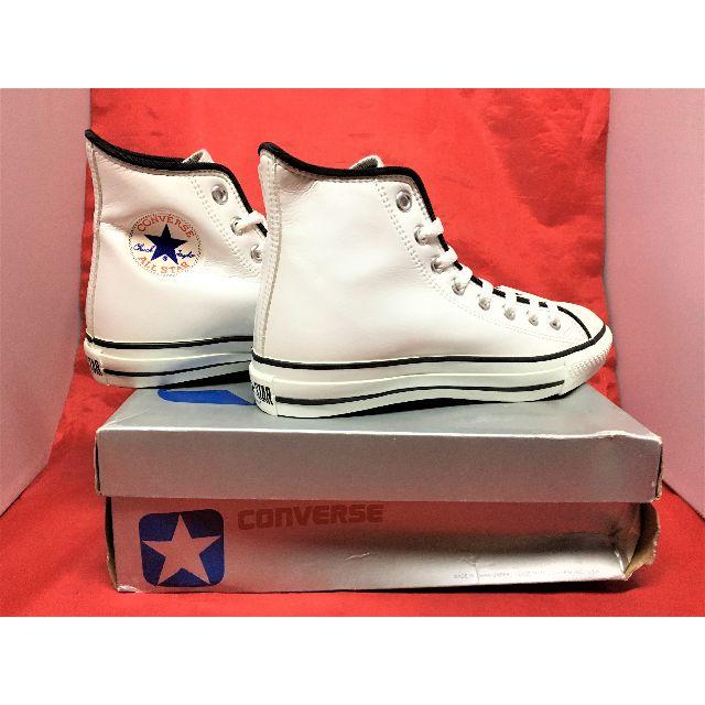 CONVERSE(コンバース)の★銀箱!希少レア!コンバース オールスター エナメル Hi 白 USA❷★ メンズの靴/シューズ(スニーカー)の商品写真